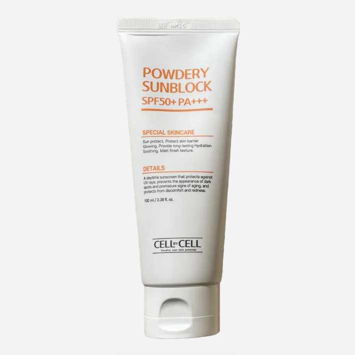 Amazon.co.jp: CELLBYCELL POWDERY SUNBLOCK 100ml SPF50+ PA+++