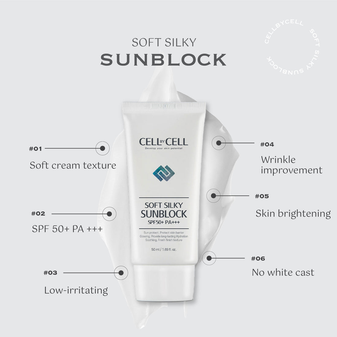 Soft Silky Sunblock SPF 50+ PA+++