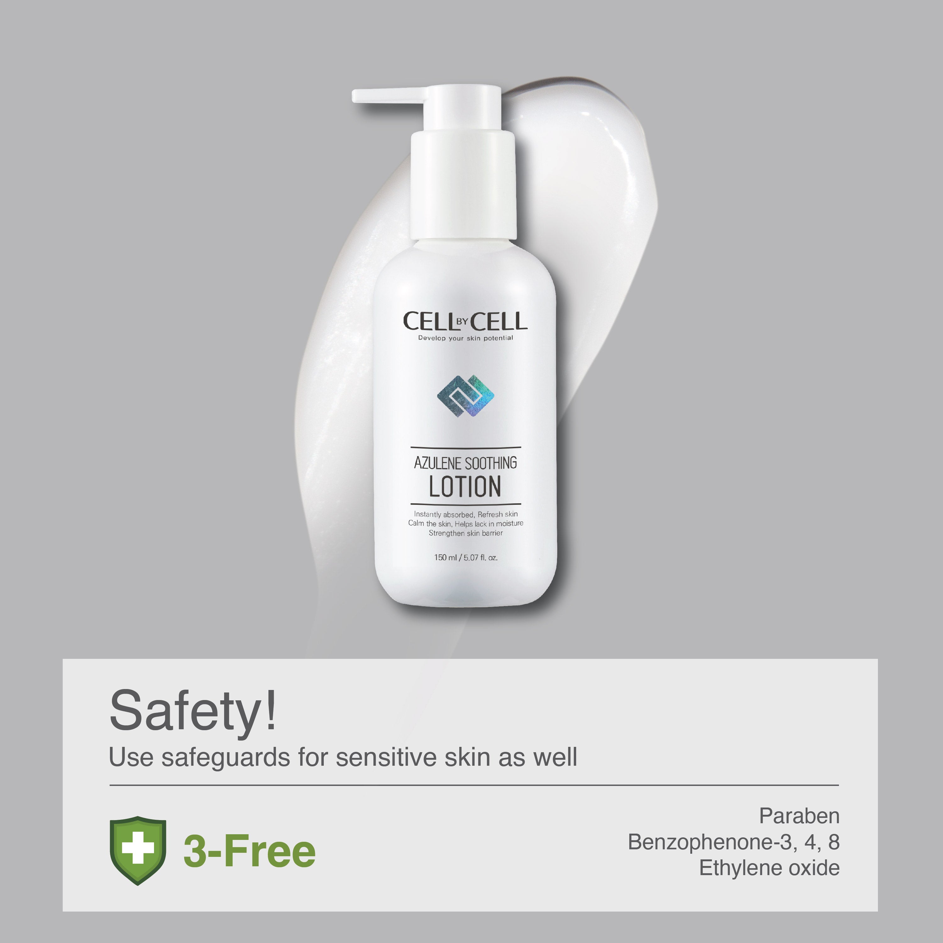 Azulene Soothing Lotion [150ml] – Cell by Cell